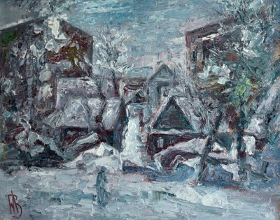 Buy paintings. Winter day, Gulyaev Vladimir. . 