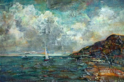 Buy paintings. Yacht, Orlov Vadim. Landscape. Oil painting