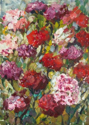 Buy paintings. Pinks, Vakhonina Olga. Flowers. Oil painting