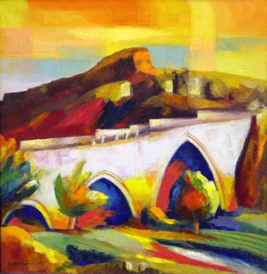 Buy paintings. Ancient bridge, Sarumyan Sergey. Landscape. Oil painting