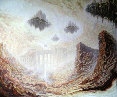 Buy paintings. Islands of Celestials, Nemtsev Yuri. Fantastical Art. Oil painting