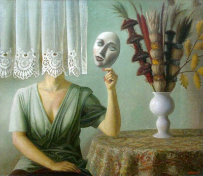 Buy paintings. Mask, Karakashev Vilen. Surrealist Art. Oil painting