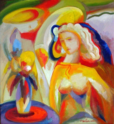 Buy paintings. Waiting, Sarumyan Sergey. Abstract Art. Oil painting