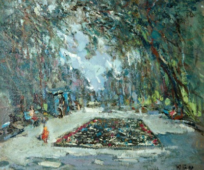 Buy paintings. Flower carpet, Bubnov Yury. . 