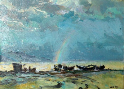 Buy paintings. After the rain, Bubnov Yury. Seascape. Oil painting