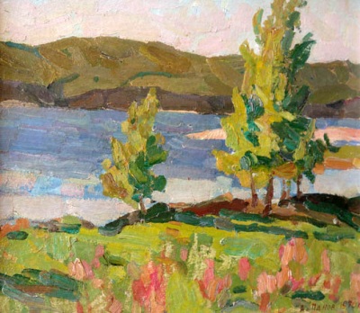 Buy paintings. Sketch, Panov Aleksey. Landscape. Oil painting