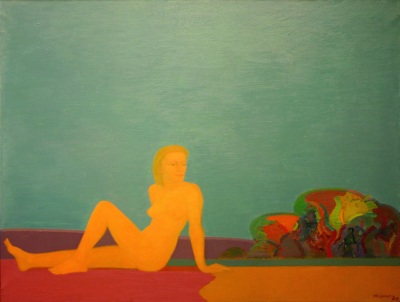 Buy paintings. Female figure in the landscape, Konnov Mikhail. . 