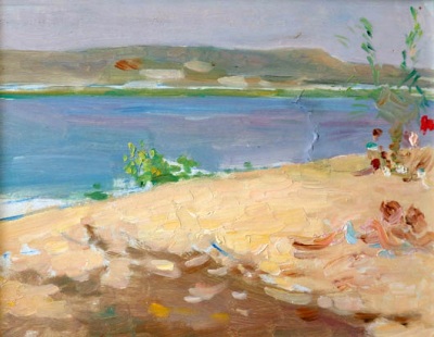 Buy paintings. Hot midday, Gurov Vladimir. Landscape. Oil painting