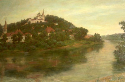 Продажа картин. Монастырь на реке, Селиванова Юлия. Пейзаж. Масло