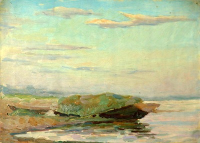 Buy paintings. The boat with hay, Belanovitch Vladimir. . 