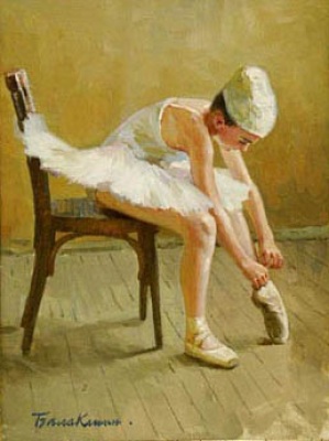 Buy paintings. Before dance, Balakshin Evgeny. Portrait. Oil painting