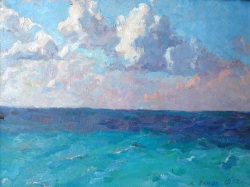 Buy paintings. Pitsunda. The sea, Panov Aleksey. Seascape. Oil painting