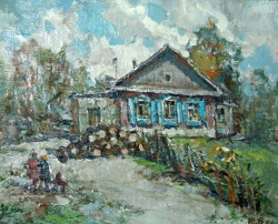 Buy paintings. Midday, Bubnov Yury. City landscape. Oil painting