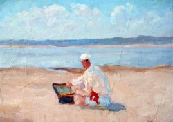 Buy paintings. The Volga sketch, Gurov Vladimir. Portrait. Oil painting
