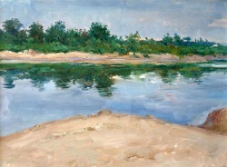 Buy paintings. On the Shumeika island, Gurov Vladimir. Portrait. Oil painting