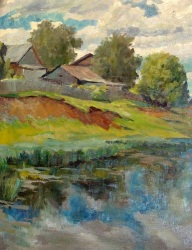 Buy paintings. The sketch. Debessi, Romanov Nikolay. Landscape. Oil painting