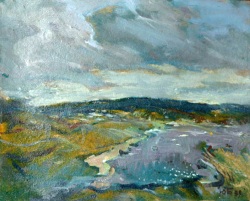 Buy paintings. Wind, Bubnov Yury. Landscape. Oil painting