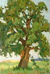 Buy paintings. The oak, Panov Aleksey. Landscape. Oil painting