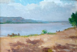 Buy paintings. Green island, Gurov Vladimir. Landscape. Oil painting